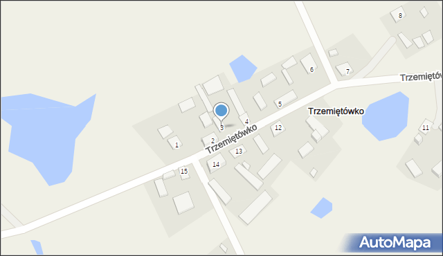 Trzemiętówko, Trzemiętówko, 3, mapa Trzemiętówko