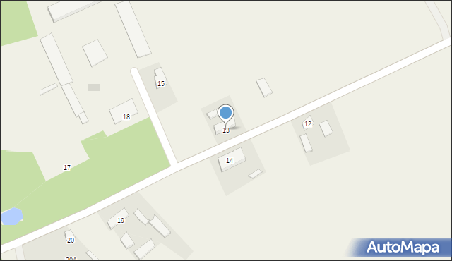 Trzemiętowo, Trzemiętowo, 13, mapa Trzemiętowo