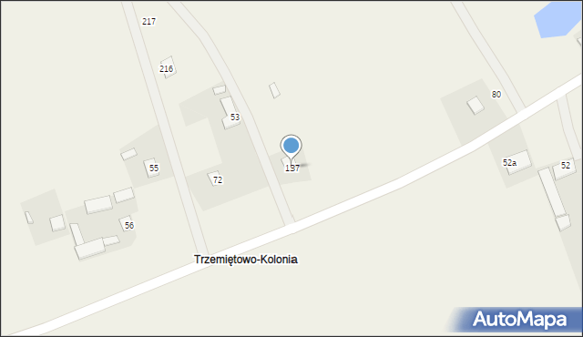 Trzemiętowo, Trzemiętowo, 137, mapa Trzemiętowo