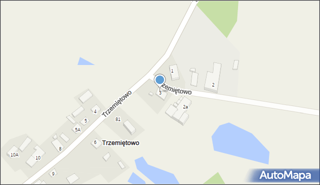 Trzemiętowo, Trzemiętowo, 3, mapa Trzemiętowo