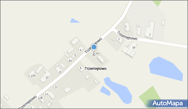 Trzemiętowo, Trzemiętowo, 81, mapa Trzemiętowo