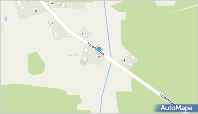 Trzemosna, Trzemosna, 2b, mapa Trzemosna