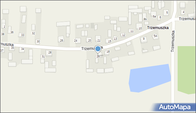 Trzemuszka, Trzemuszka, 19, mapa Trzemuszka