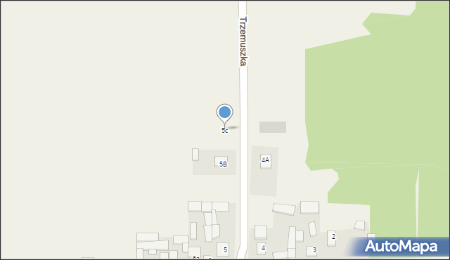 Trzemuszka, Trzemuszka, 5c, mapa Trzemuszka