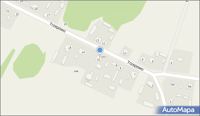Trzepowo, Trzepowo, 10a, mapa Trzepowo