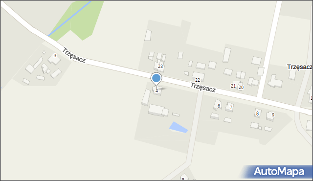 Trzęsacz, Trzęsacz, 4, mapa Trzęsacz