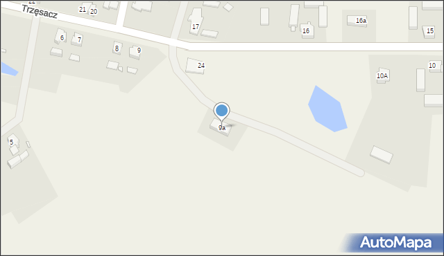 Trzęsacz, Trzęsacz, 9a, mapa Trzęsacz