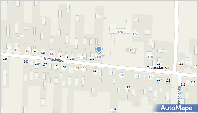 Trześcianka, Trześcianka, 130, mapa Trześcianka