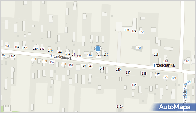 Trześcianka, Trześcianka, 132, mapa Trześcianka