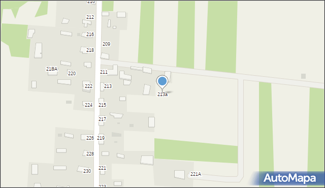 Trześcianka, Trześcianka, 213a, mapa Trześcianka