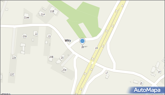 Trześń, Trześń, 18, mapa Trześń