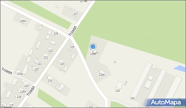 Trześń, Trześń, 229b, mapa Trześń