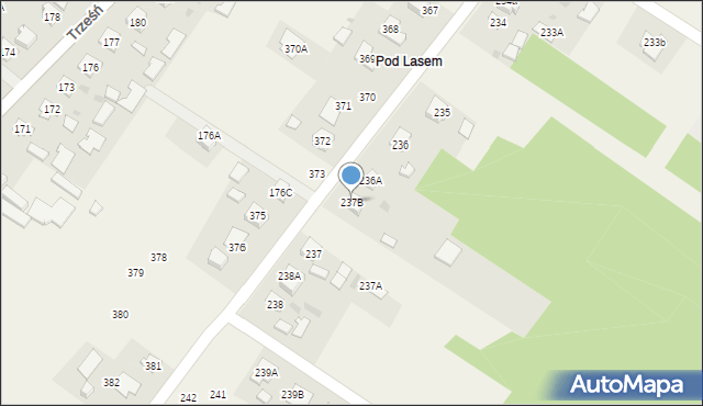 Trześń, Trześń, 237B, mapa Trześń
