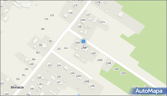 Trześń, Trześń, 239B, mapa Trześń