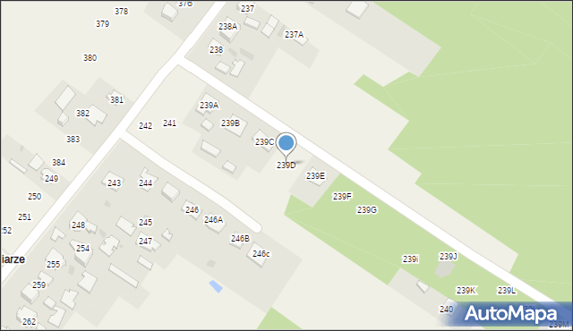 Trześń, Trześń, 239D, mapa Trześń