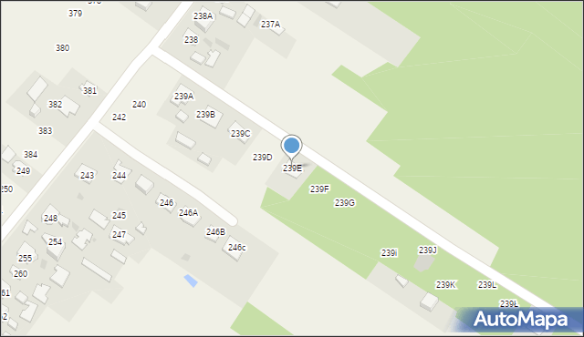 Trześń, Trześń, 239E, mapa Trześń