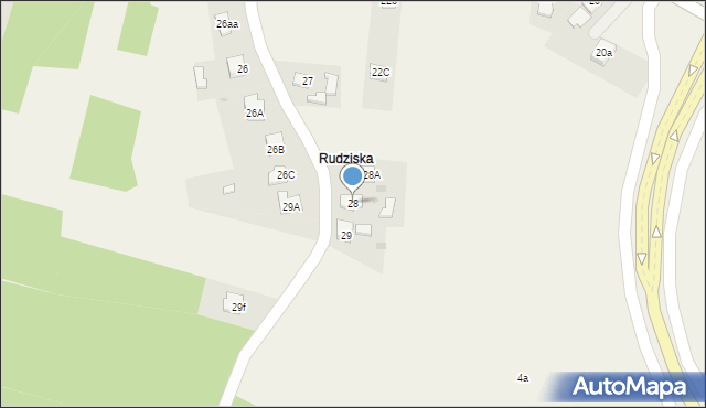 Trześń, Trześń, 28, mapa Trześń