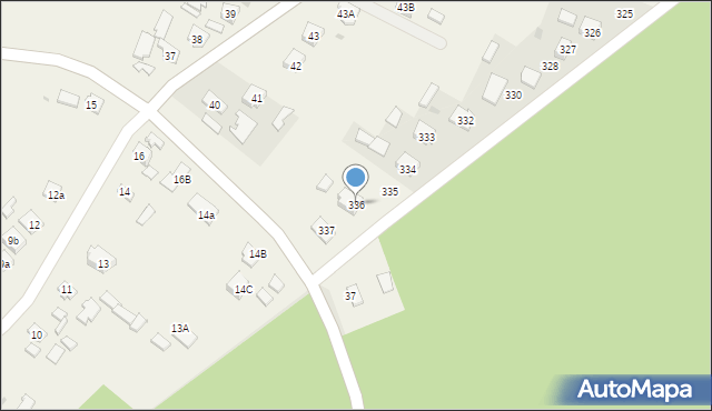 Trześń, Trześń, 336, mapa Trześń