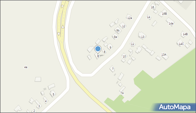 Trześń, Trześń, 6, mapa Trześń