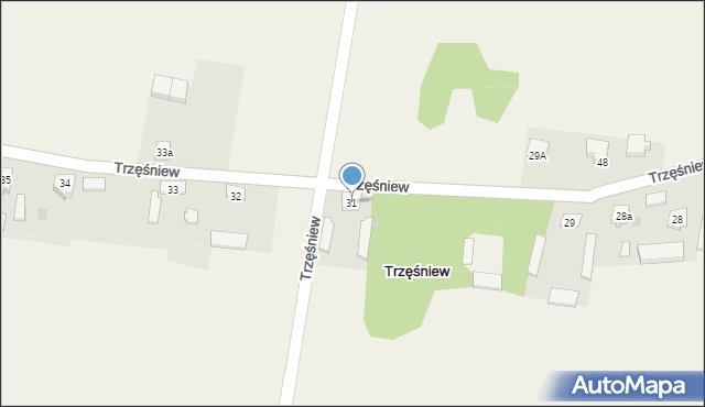 Trzęśniew, Trzęśniew, 31, mapa Trzęśniew