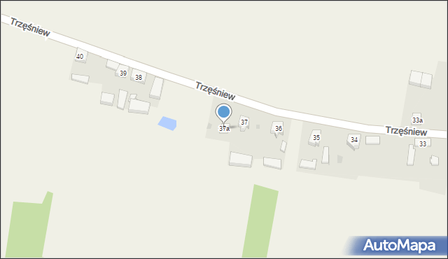 Trzęśniew, Trzęśniew, 37a, mapa Trzęśniew