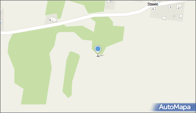 Trzęśniew Mały, Trzęśniew Mały, 4a, mapa Trzęśniew Mały