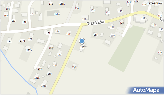 Trześniów, Trześniów, 155, mapa Trześniów