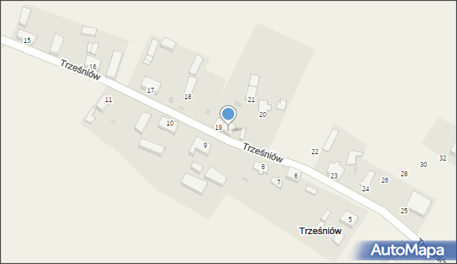 Trześniów, Trześniów, 19a, mapa Trześniów
