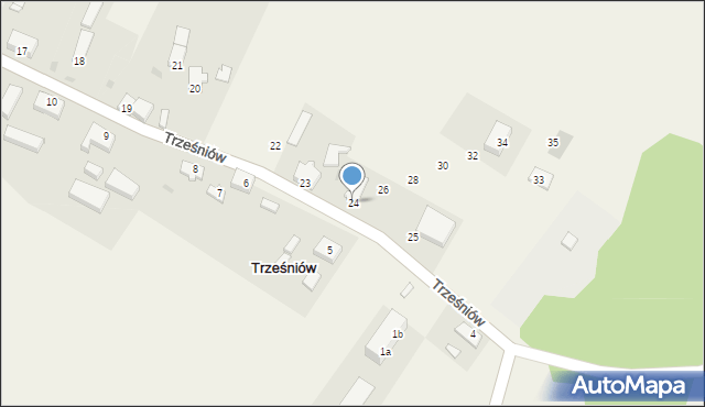 Trześniów, Trześniów, 24, mapa Trześniów