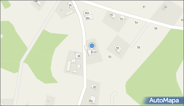 Trzęsów, Trzęsów, 37, mapa Trzęsów