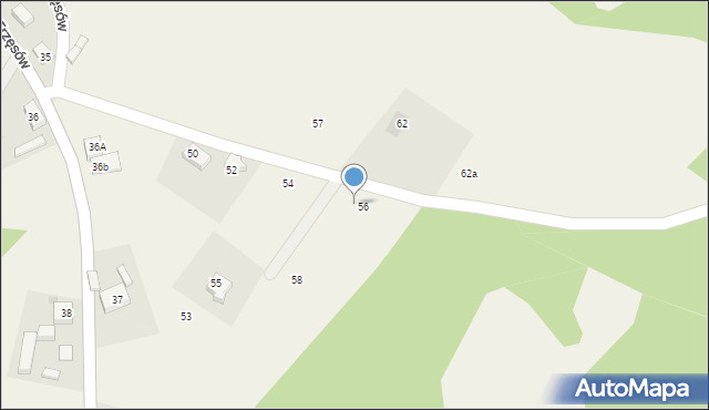 Trzęsów, Trzęsów, 60, mapa Trzęsów