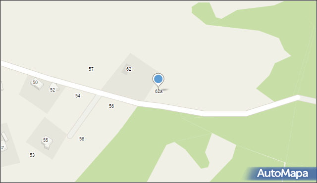 Trzęsów, Trzęsów, 62a, mapa Trzęsów