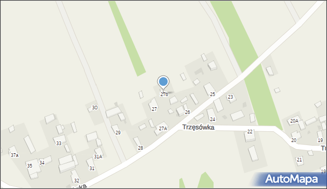 Trzęsówka, Trzęsówka, 27b, mapa Trzęsówka