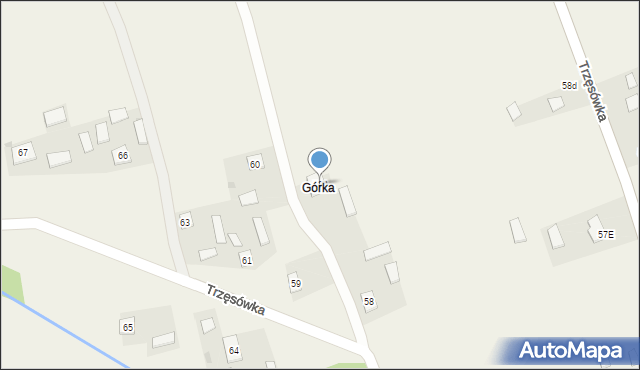 Trzęsówka, Trzęsówka, 59A, mapa Trzęsówka