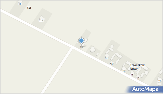 Trzeszków, Trzeszków, 52, mapa Trzeszków