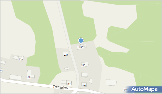 Trzmielów, Trzmielów, 24D, mapa Trzmielów