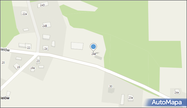 Trzmielów, Trzmielów, 24e, mapa Trzmielów