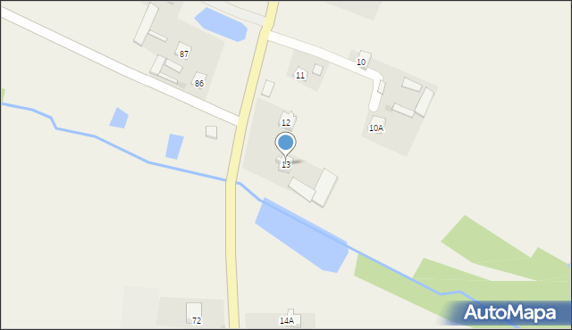 Trzydnik Duży, Trzydnik Duży, 13, mapa Trzydnik Duży