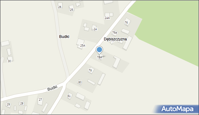 Trzydnik Duży, Trzydnik Duży, 78A, mapa Trzydnik Duży