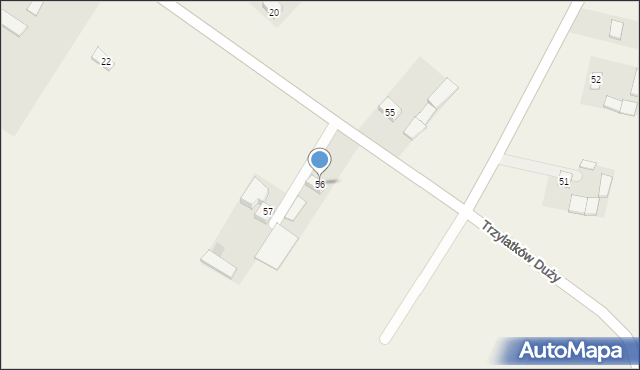 Trzylatków Duży, Trzylatków Duży, 56, mapa Trzylatków Duży