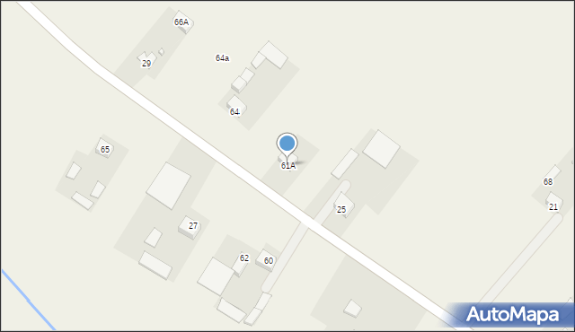 Trzylatków Duży, Trzylatków Duży, 61A, mapa Trzylatków Duży