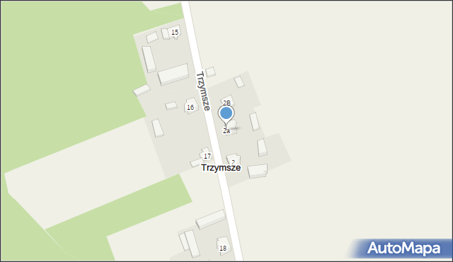 Trzymsze, Trzymsze, 2a, mapa Trzymsze