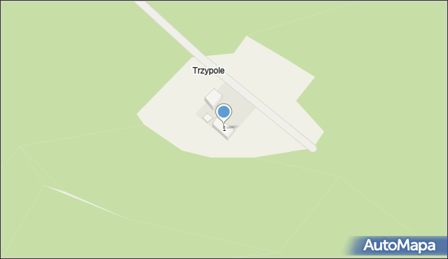 Trzypole, Trzypole, 1, mapa Trzypole