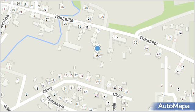 Ujazd, Traugutta Romualda, gen., 35A, mapa Ujazd
