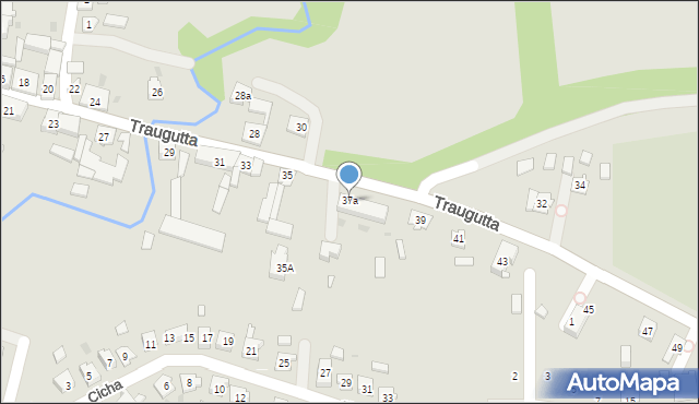 Ujazd, Traugutta Romualda, gen., 37a, mapa Ujazd