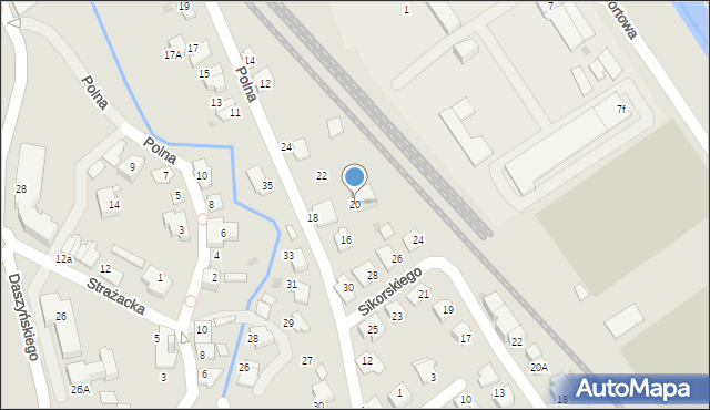 Ustroń, Traugutta Romualda, gen., 20, mapa Ustroń