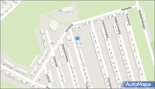 Wałbrzych, Truskawiecka, 5, mapa Wałbrzycha