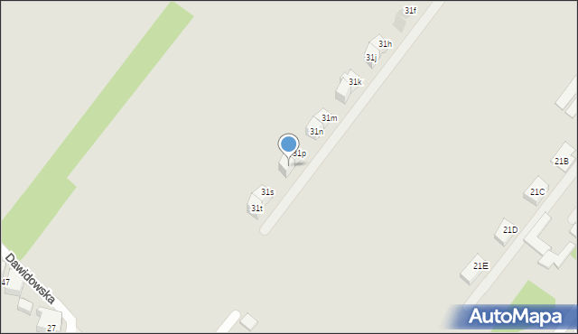 Warszawa, Trombity, 31r, mapa Warszawy