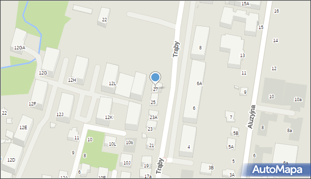 Warszawa, Trąby Mikołaja, 27, mapa Warszawy