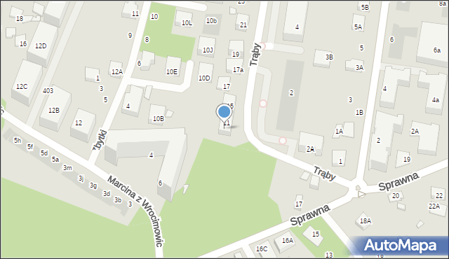 Warszawa, Trąby Mikołaja, 9, mapa Warszawy
